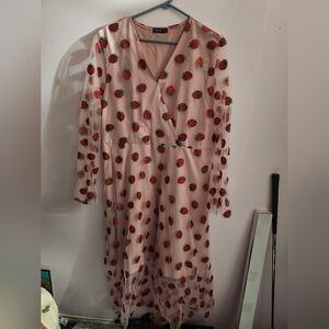 Shein Curve Strawberry Dress